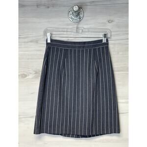 Rampage Skirt Size 5 Womens Gray Stripe Vintage USA Y2K